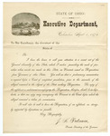 1875 April 4: J.H. Putnam, Columbus, Ohio, to Governor of Arkansas, Letter transmitting act of Ohio Legislature concerning fugitives arrested in the state