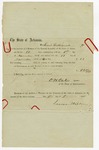 1858 November 18: O.H. Oats, Speaker of the House of Representatives, to Lewis Williams, Voucher for payment for Williams' service in Arkansas General Assembly