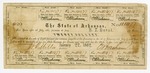 1861 January 22: Arkansas War Bond #101477 for B.T. Duval, $20