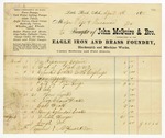1870 April 18: John McGuire and Brother, Little Rock, to Messrs. Page and Buchanan, Invoice