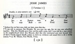 Folk song, "Jesse James" by John Lomax and Alan Lomax