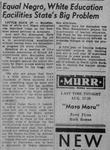 "Equal Negro, White Education Facilities State's Big Problem," Blytheville Courier News, August 18, 1952