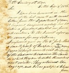 Letter from George Izard to the Secretary of War, September 3, 1825 by George Izard