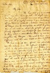 Letter from Cherokees to Governor Miller