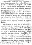 Arkansas Gazette article on the transportation of the Cherokee emigrants, March 28, 1832