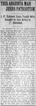 "This Argenta Man Jeers Patriotism," Arkansas Gazette, April 6, 1917