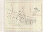 Map Showing Soundings and River Bank at Pine Bluff, Arkansas by H S. Taber