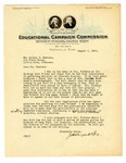 Letter from J.H. Reynolds to Dallas T. Herndon, 1921 August 1 by John Hugh Reynolds