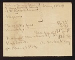 1829 May 11: Voucher, to A.M. Oakley; includes cost of clerk and sheriff