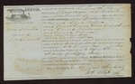 1849 April 20: Ticket, for shipping various goods to R.H. Binford