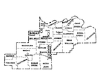 Logan County townships map, 1930