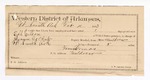 1893 February 11: Voucher, U.S. v. Eph Wilson, assault with intent to kill; includes cost per diem and mileage; Bynum Colbert, deputy marshal; Thomas Tomas, guard; Sadie Hadin, Dennis Reaves, Tim Martin, James Swan, Jerry Vann, witnesses