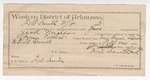 1893 March 06: Voucher, U.S. v. Jack Neighbors, carnal intercourse with a female under 16 years; includes cost per diem and mileage; Bynum Colbert, deputy marshal; Ben Fulsom, Julia Fulsom, witnesses; Stephen Wheeler, clerk; J.M. Dodge, deputy clerk; William Cory, guard; James Brizzolara, commissioner