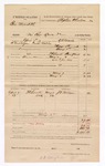 1883 May 08: Voucher, U.S. v. Ben Meridith, violating revenue laws; includes cost per diem and mileage; Stephen Wheeler, commissioner; L.W. Wark, deputy marshal; J.C. Wilson, witness