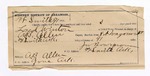 1893 May 10: Voucher, U.S. v. Loyd Winter, introducing liquor; includes cost per diem and mileage; J.W. Bowman, guard; A.B. Allen, deputy marshal; Stephen Wheeler, commissioner; Earl Fisher, Nathan Roact, witnesses
