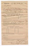 1893 May 11: Voucher, U.S. v. Perry Wassan, retail liquor dealer; includes cost per diem and mileage; A.B. Allen, deputy marshal; Stephen Wheeler, clerk; I.M. Dodge, deputy clerk
