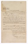 1893 August 04: Warrant for arrest, U.S. v. Perry Wasson, introducing and selling spiritous liquor; Stephen Wheeler, clerk; J.M. Dodge, deputy clerk