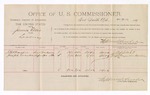 1893 May 12: Voucher, U.S. v. James Ellis, larceny; includes cost per diem and mileage; Stephen Wheeler, commissioner; Jacob Yoes, U.S. marshal; J.B. Charles, Joseph Grayson, witnesses; S.A. Williams, witness of signatures
