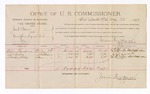 1893 May 24: Voucher, U.S. v. Jack Parris, introducing spiritous liquor; includes cost per diem and mileage; James Brizzolara, commissioner; Jacob Yoes, U.S. marshal; William Thornton, Cal Carter, Martin Ross, witnesses; R.B. Creekman, witness of signatures