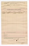1893 May 27: Voucher, U.S. v. Joe McCray; includes cost per diem and mileage; Joe Coffee, deputy marshal; Mrs. Claud Brown, Mathew Harper, witnesses