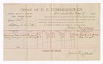 1893 May 27: Voucher, U.S. v. Isaac Holt, adultery; includes cost per diem and mileage; James Brizzolara, commissioner; Jacob Yoes, U.S. marshal; Margaret Battershell, Mary Morgan, witnesses; R.B. Creekman, witness of signatures