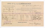 1893 September 21: Voucher, U.S. v. G.W. Franklin et al., larceny; includes costs of per diem and mileage; Thomas Cannan, William Anderson, Major Cohen, William McCrumbs, W.W. Chatwell, W.C. Morgan, witnesses; W.J. Flemming, witness to signatures; George J. Crump, U.S. marshal; James Brizzolara, commissioner; James B. McDerwen, district attorney