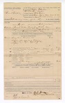 1895 March 13: Voucher, U.S. v. Frank Butler, introducing and selling spirituous liquor; includes costs of service of warrant, mileage, feeding prisoner; J.C. Hougherty, guard; E.D. Jackson, deputy marshal; Stephen Wheeler, commissioner; complaint made by A.S. Ayers