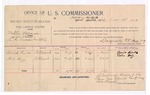 1893 November 13: Voucher, U.S. v. Walter Holland, selling whisky; includes costs of per diem and mileage; David Rinks, Felix Day, witnesses; George J. Crump, U.S. marshal; S. Burgundy, commissioner