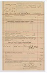 1894 February 16: Voucher, U.S. v. Joshua Tate and Marion Tate, assault with intent to kill; includes costs of service of warrant and subpoenas; J.C. Johnson, Frank Webb, J. Curry, witnesses; James Brizzolara, commissioner; J.B. Lee, deputy marshal; Stephen Wheeler, clerk; A.M. Dodge, deputy clerk
