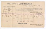 1893 December 14: Voucher, U.S. v. Jack Petty, larceny; includes costs of per diem and mileage; Howard Martin, Henry Hunter, witnesses; George J. Crump, U.S. marshal; Stephen Wheeler, commissioner