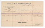 1893 December 26: Voucher, U.S. v. David Buck, assault with deadly weapon; includes costs of per diem and mileage; Henry Smoot, witness; H.J. Richardson, witness to signature; George J. Crump, U.S. marshal; J.W. Clack, commissioner