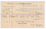 1893 December 28: Voucher, U.S. v. George Boher, larceny; includes costs of per diem and mileage; J. Fields, W.S. Fleicher, witnesses; W.R. Graves, witness to signatures; George J. Crump, U.S. marshal; James Brizzolara, commissioner
