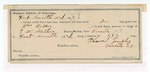1894 January 23: Voucher, U.S. v. William Wesson, assault with intent to kill; includes costs of service of warrant, mileage on writ, feeding prisoner; Thomas Husley, guard; F.W. Prather, deputy marshal; Stephen Wheeler, commissioner; Edgar Smith, assistant U.S. attorney