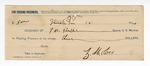 1894 January 14: Receipt, to T.W. Prather, deputy marshal; includes cost for feeding prisoners; Z.M. Cox