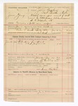 1894 January 24: Voucher, U.S. v. James Young, carrying a pistol as a weapon; includes costs of service of warrant, mileage on writ, feeding prisoner; Harry Clayland, guard; W.S. Hood, deputy marshal; James Brizzolara and A.A. Wilkerson, commissioners