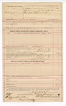 1894 January 22: Voucher, B.M. Kingfisher; includes costs of service of warrant, feeding prisoner; J.L. Holt, deputy marshal; J.W. Clark, justice of the peace; Stephen Wheeler, clerk; Edgar Smith, assistant U.S. attorney