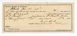 1894 January 20: Certificate of employment, S.W. Smith, guard; Elihu Moggard, prisoner; F.P. Sumpter, deputy marshal