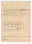 1894 February 02: Voucher, U.S. v. James Young; includes costs of service of warrant, feeding prisoner; Henry Clayland, guard; W.S. Hood, deputy marshal