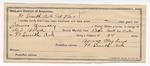 1894 February 07: Certificate of employment, Harry Clayland, guard; James Yancey, prisoner; W.S. Hood, deputy marshal