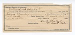 1894 February 07: Certificate of employment, Harry Clayland, guard; James Yancey, prisoner; W.S. Hood, deputy marshal
