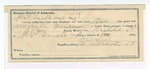 1894 February 09: Voucher, U.S. v. One George, introducing and selling spirituous liquors; includes costs of service of warrant, mileage on writ, feeding prisoner; R.N. Lee, George Lindsey, Charles McGoslin, witnesses; Alex Neal, guard; J.B. Lee, deputy marshal; Stephen Wheeler, commissioner; J.M. Dodge, deputy clerk; Edgar Smith, assistant U.S. attorney