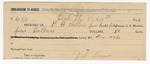 1894 December 07: Receipt, of P.H. Patton; includes cost of horse for hire; J.L. Ramon, signature