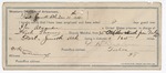 1894 December 11: Certificate of employment, W.D. Jackson, guard; Ike Alexander, prisoner; Heck Thomas, deputy marshal