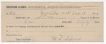 1894 December 13: Receipt, of L.T. Minor, deputy marshal; M.L. Gipson, signature