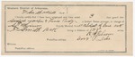 1894 December: Certificate of employment, of R.M. Johnson, guard; Samsan Jasper, Louis Ridge, prisoners; S.T. Minor, deputy marshal