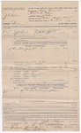 1895 January 18: Voucher, U.S. v. J.D. Kittree, larceny; Stephen Wheeler, commissioner; J.H. Lewis, complainant; John Salmon, deputy marshal; A.H. Patterson, notary public