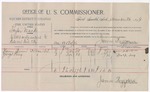 1894 December 20: Voucher, U.S. v. Taylor Mack, assault with intent to kill; James Brizzolara, commissioner; Henry Brown, George King, witnesses
