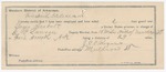 1894 December 20: Certificate of employment, J.C.C. Rogers, guard; Toye Seabolt, prisoner; G.P. Lawson, deputy marshal