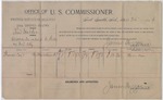 1894 December 24: Voucher, U.S. v. Tom Coalker, assault with intent to kill; James Brizzolara, commissioner; Thomas Coe, witness