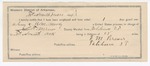 1894 December 24: Certificate of employment for F.M. Brewer, guard; H. Graham, R.M. Moody, prisoners; S.T. Minor, deputy marshal